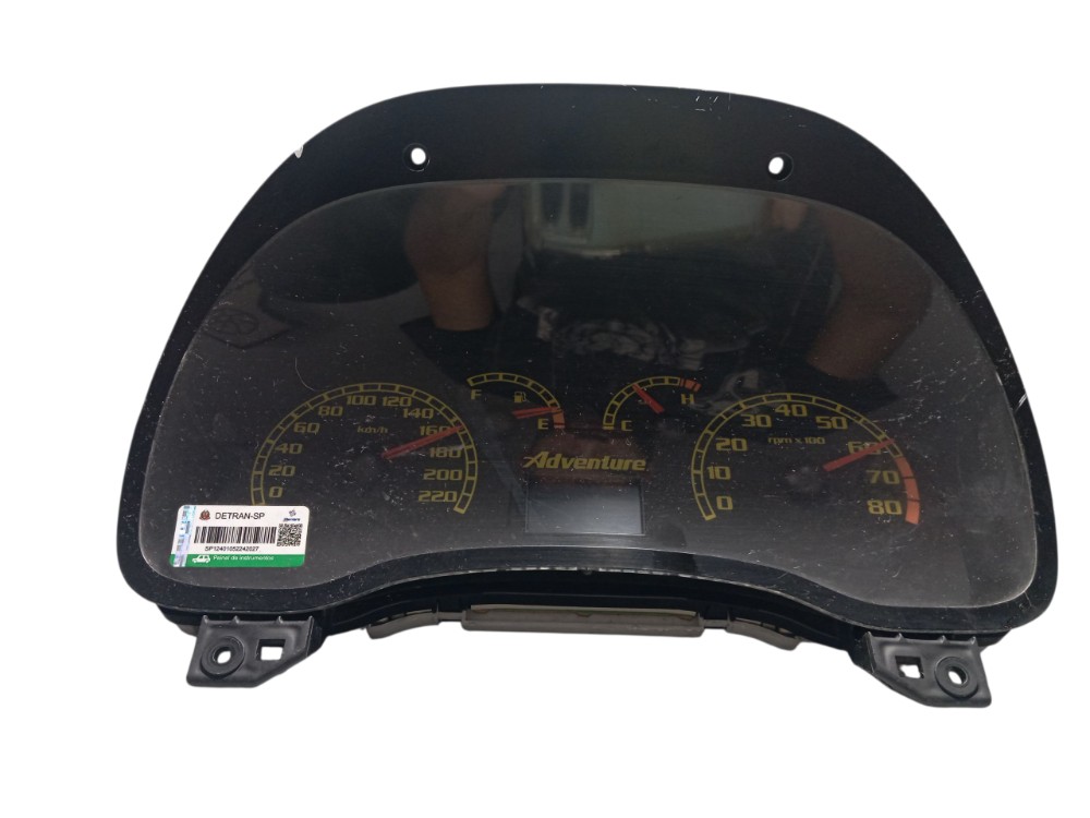 Painel Instrumento Velocimetro Fiat Palio Siena 2008 A 2017 Amarelo 2