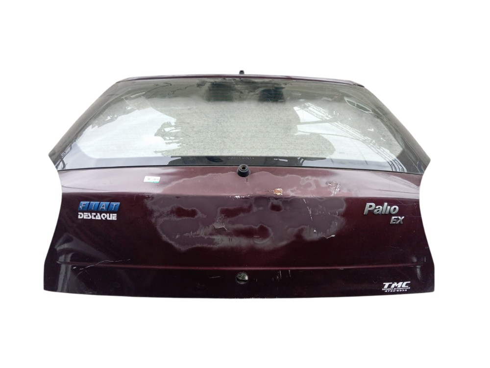 Tampa Traseira Porta Mala Fiat Palio Fire 2000 Sem Vidro Vinho 1