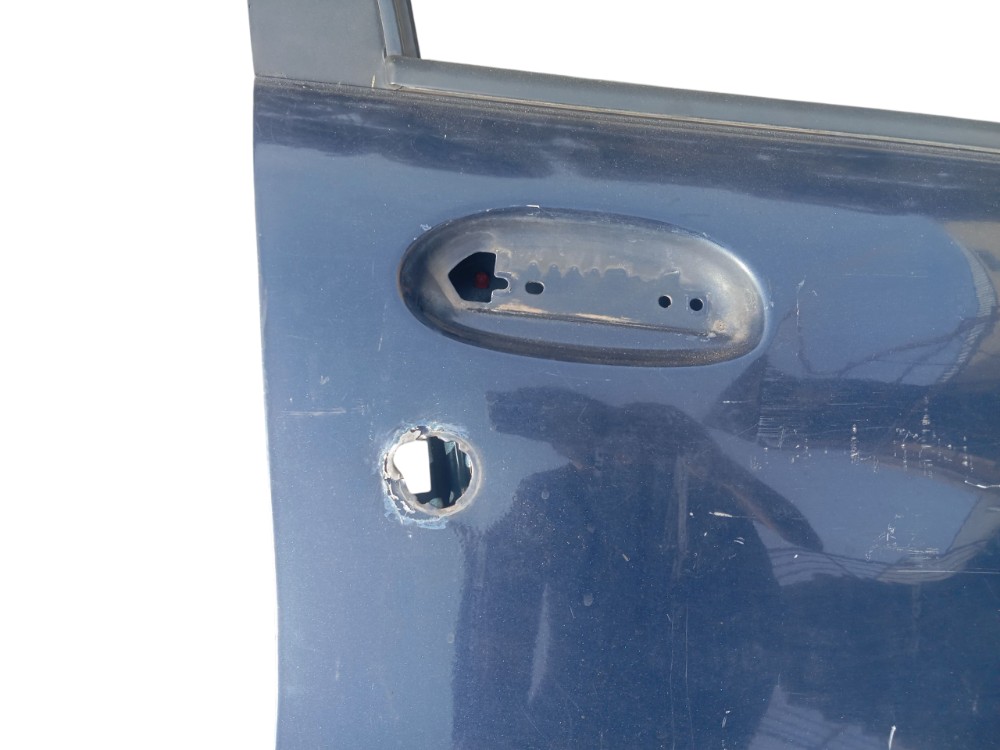 Porta Dianteira Direita Fiat Palio Siena 98 Dianteira Direita Azul 4