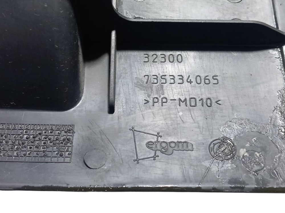 Moldura Coluna Direção Inferior Fiat Idea Strada 2012 A 2018 7