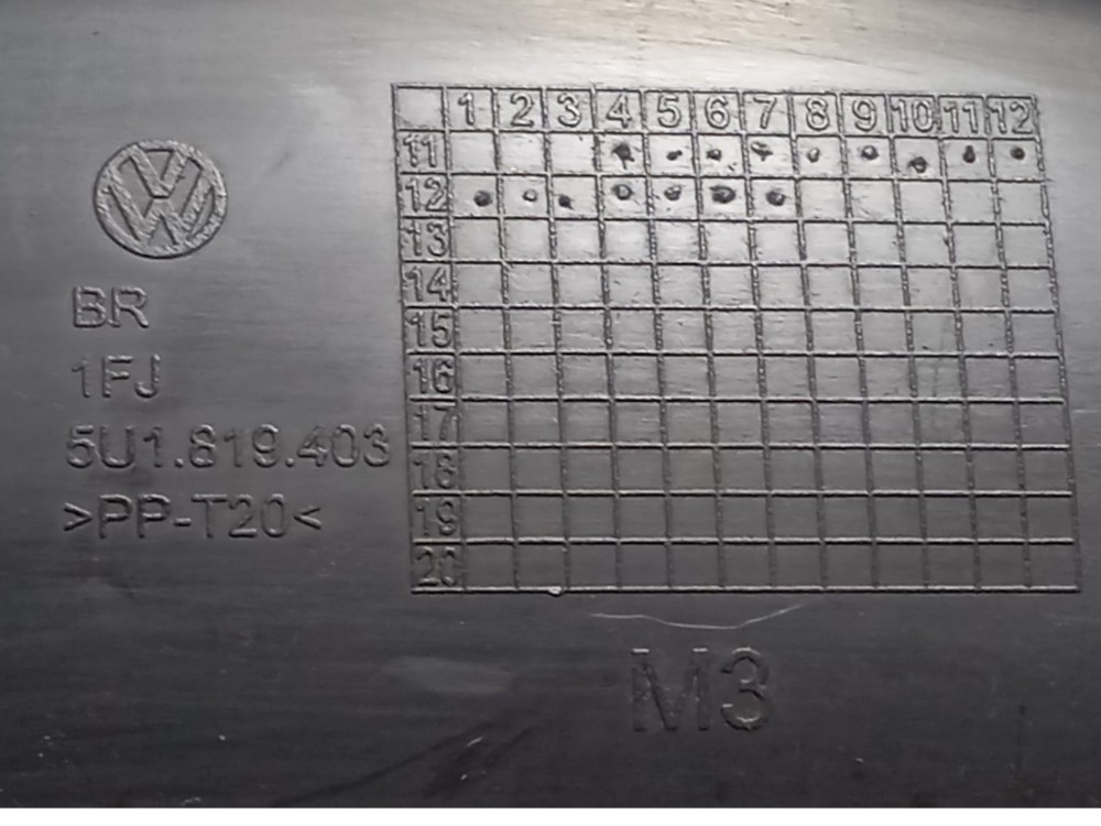 Grade Churrasqueira Esquerdo G5 V Vw Gol Saveiro 2014 A 2014 Preto 7