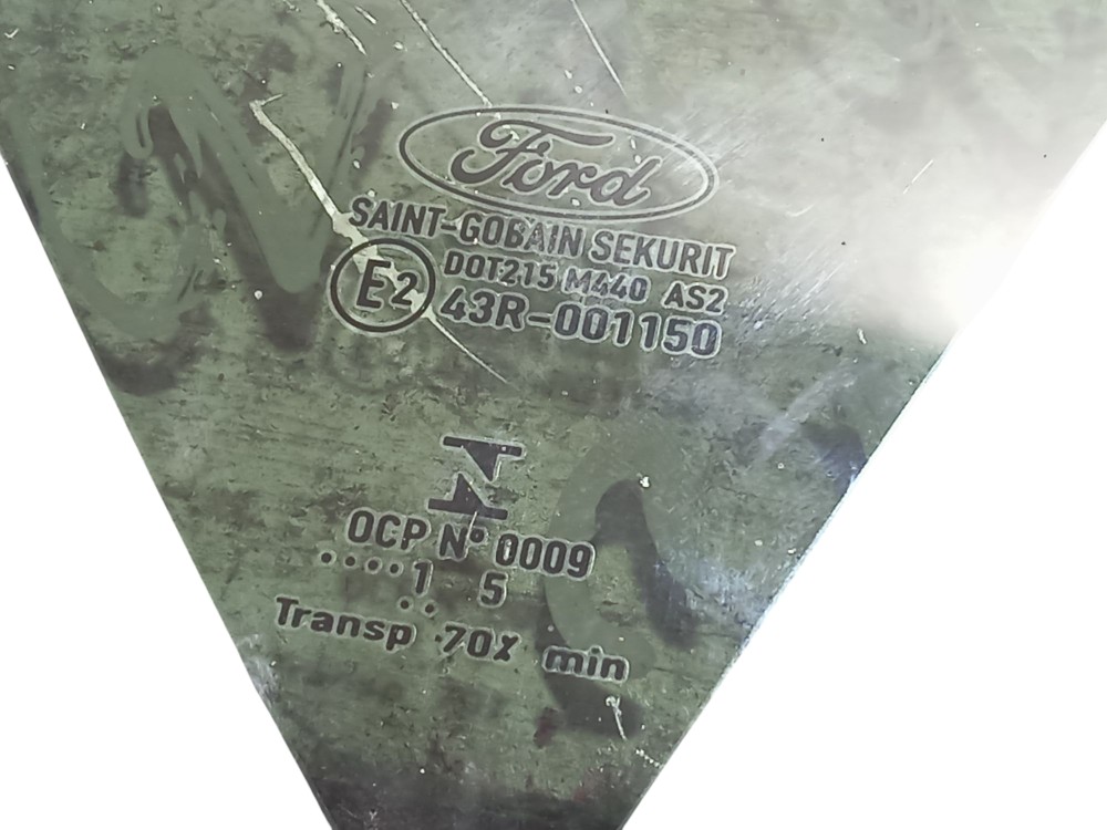 Fixo Porta Traseiro Direito Ford New Fiesta Traseira Direito Transparente 5