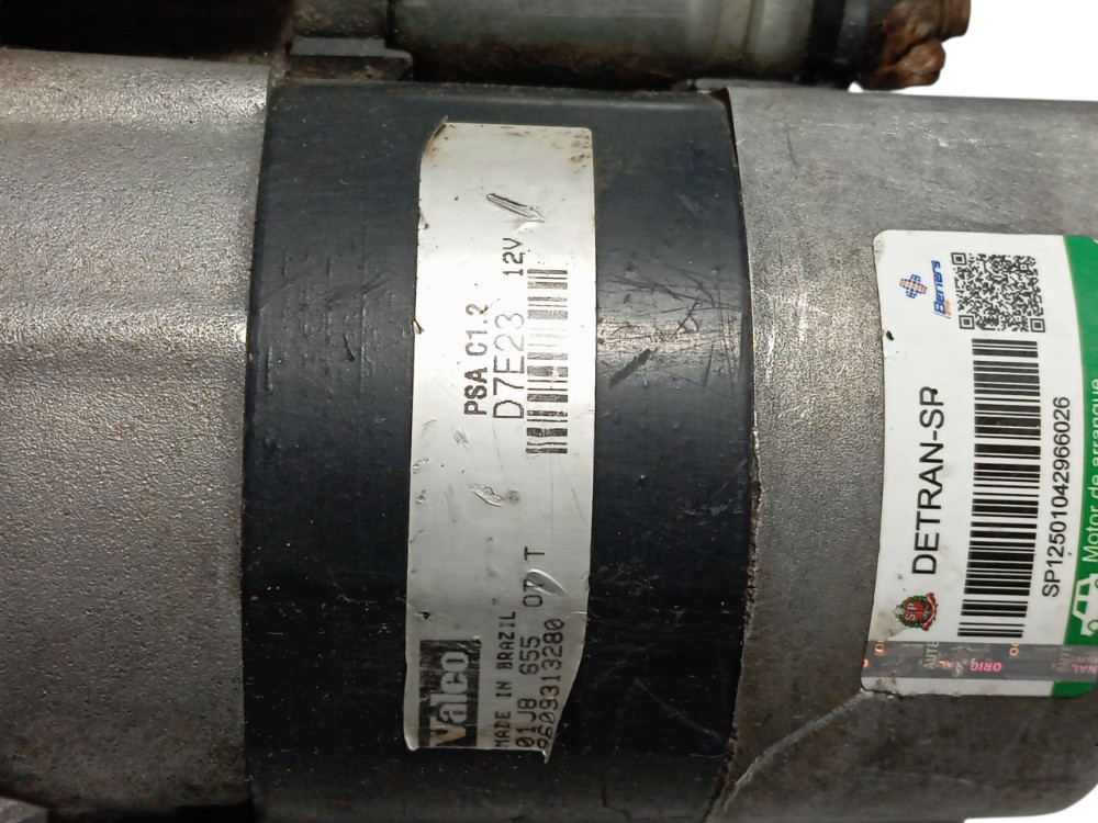 Motor partida 1.4 citroen peugeot c3 206 207 2011 a 2012 7