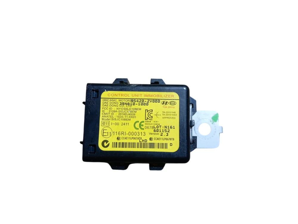 Kit Cód Hyundai HB20 1.6 Automático 2016 8