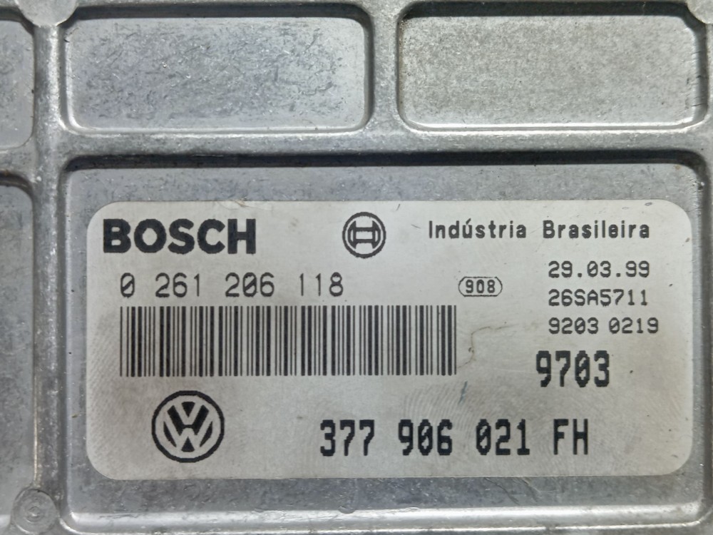 Módulo injeção 1.0 eletrônica 8v vw gol parati 1999 a 1999 4