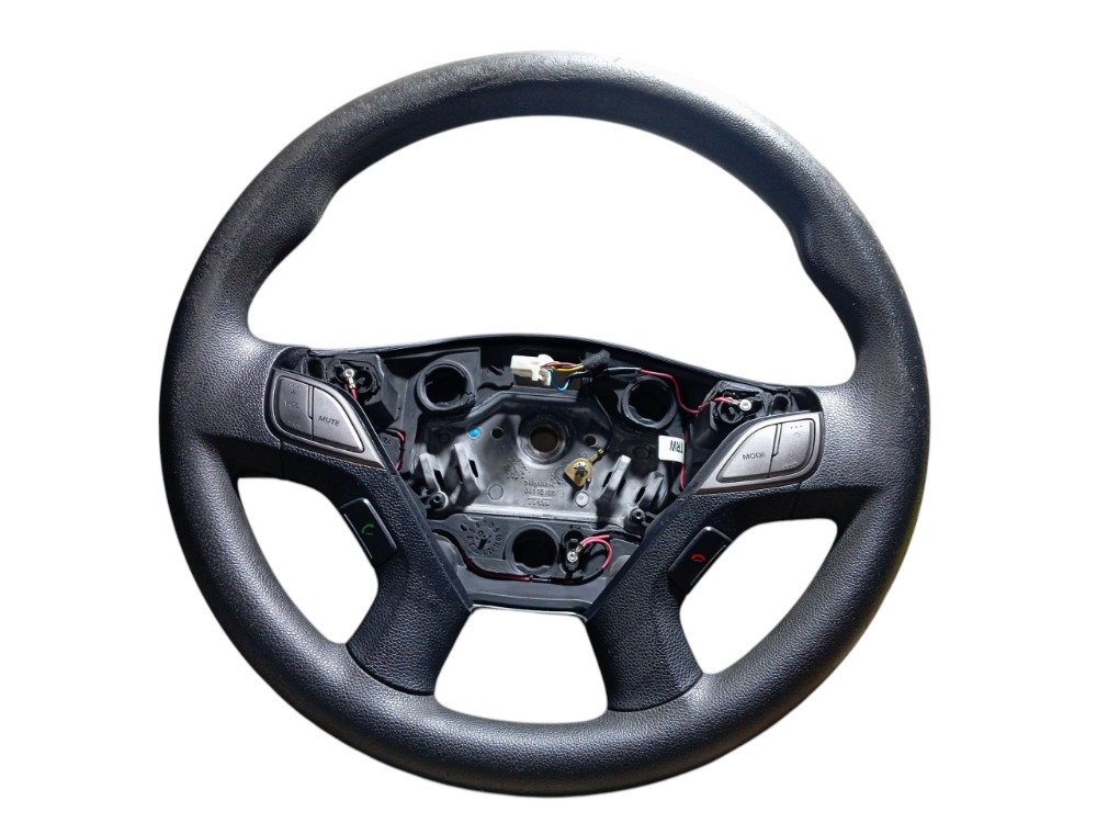 Volante Direção Ccomando Hyundai Hb20 2013 A 2019 Preto