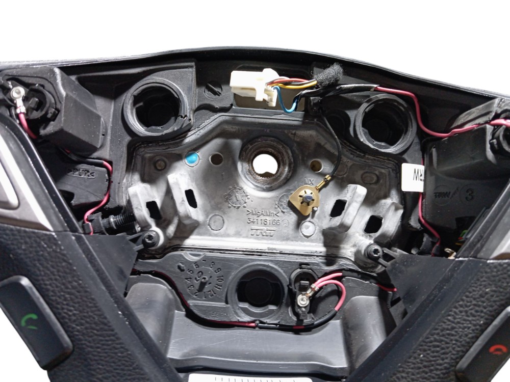Volante Direção Ccomando Hyundai Hb20 2013 A 2019 Preto 7