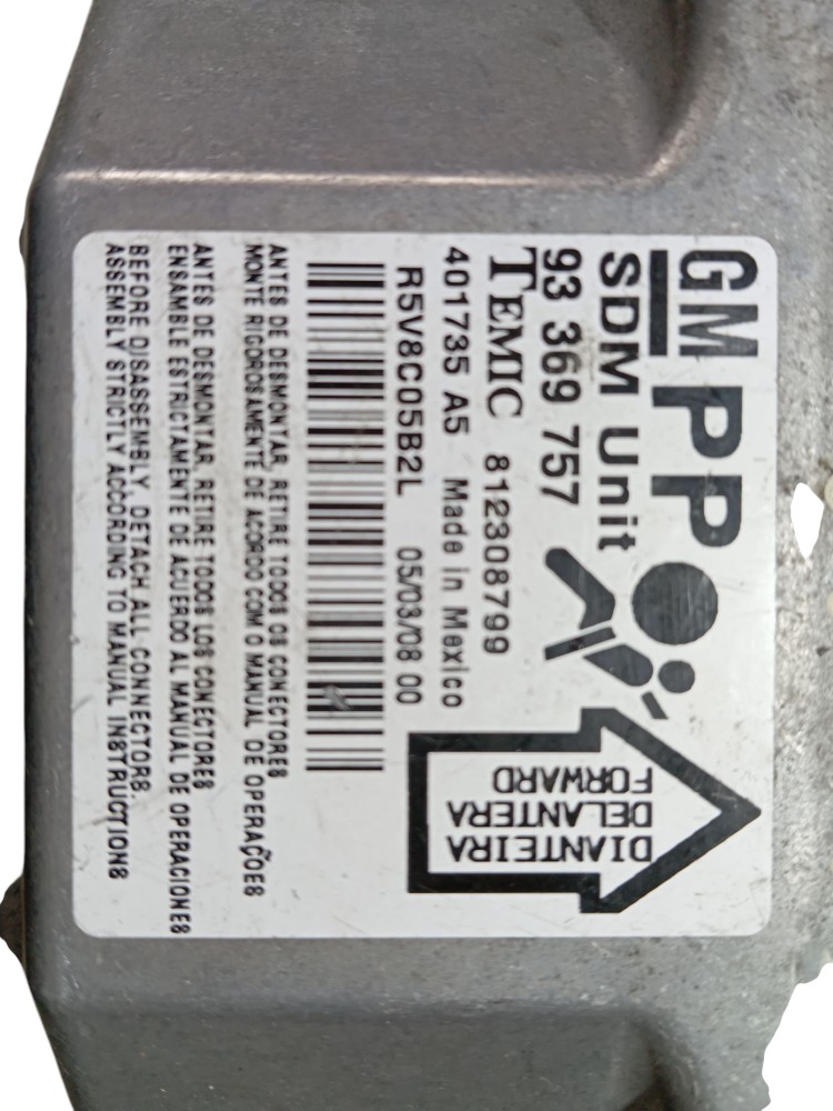 Módulo Airbag Gm Vectra 2006 A 2008 3