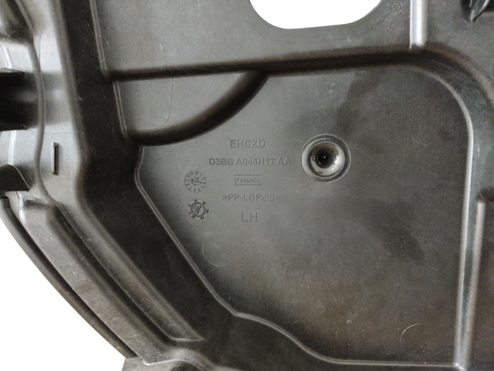 Forro Proteção Porta Dianteiro Esquerdo Ford New Fiesta 2015 Preto 2