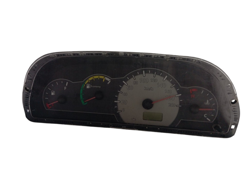 Painel Instrumento E Fiat Palio Siena Strada Uno 2008 A 2013 Preto 1