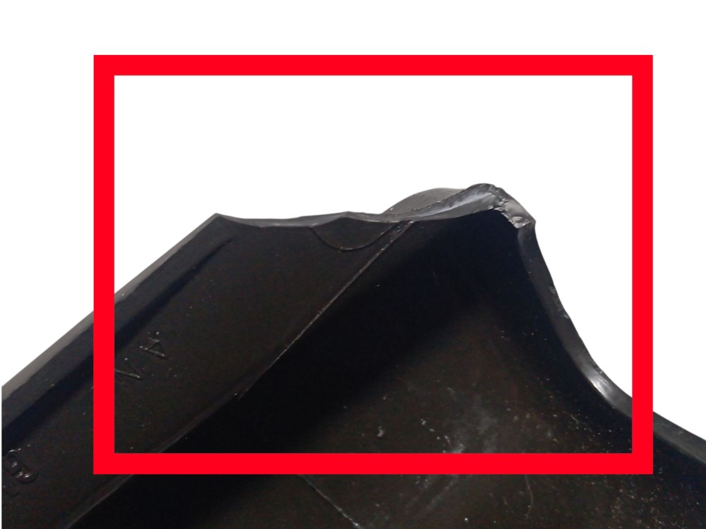 Moldura Superior Coluna Carenagem Acabamento Cor 1995 A 1999 Preto 7