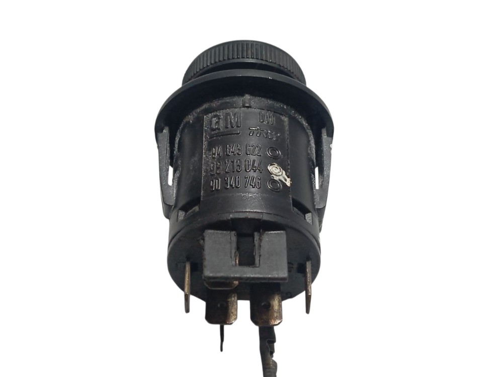Botão Chave Luz Farol Gm Chevette Kadett Preto 7
