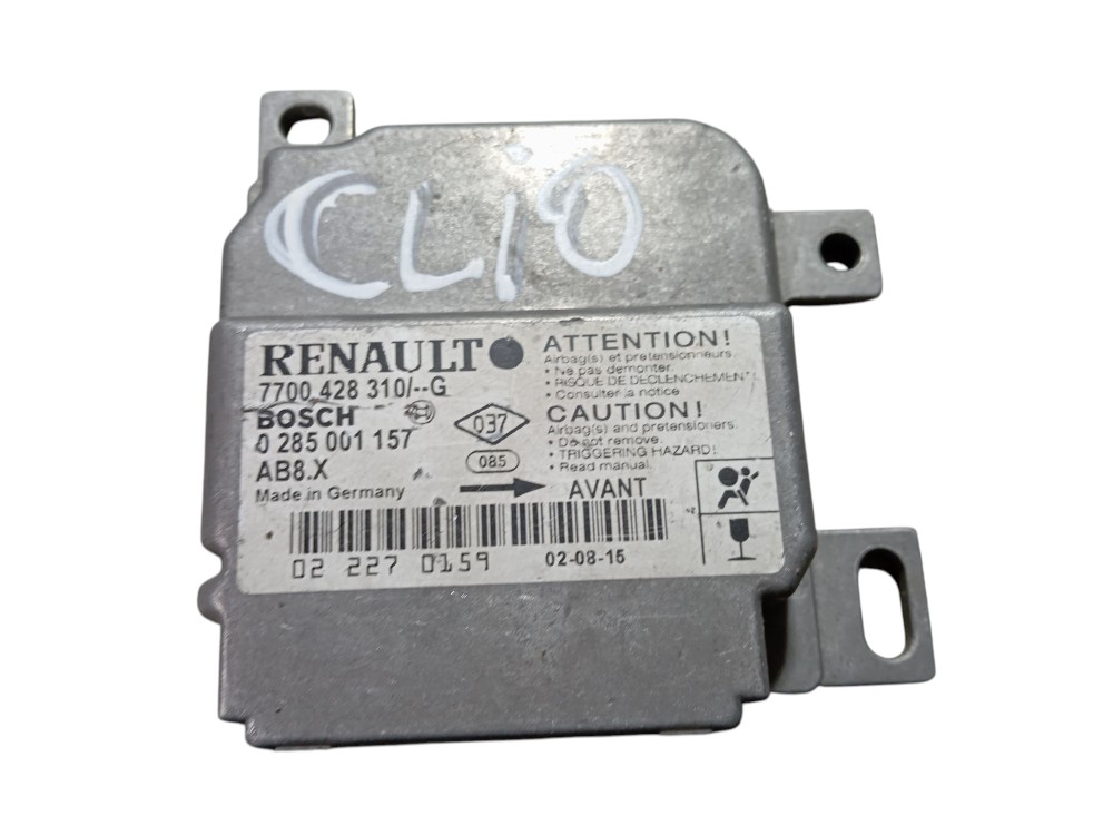 Módulo Airbag 1.0 Renault Clio 2001 A 2006