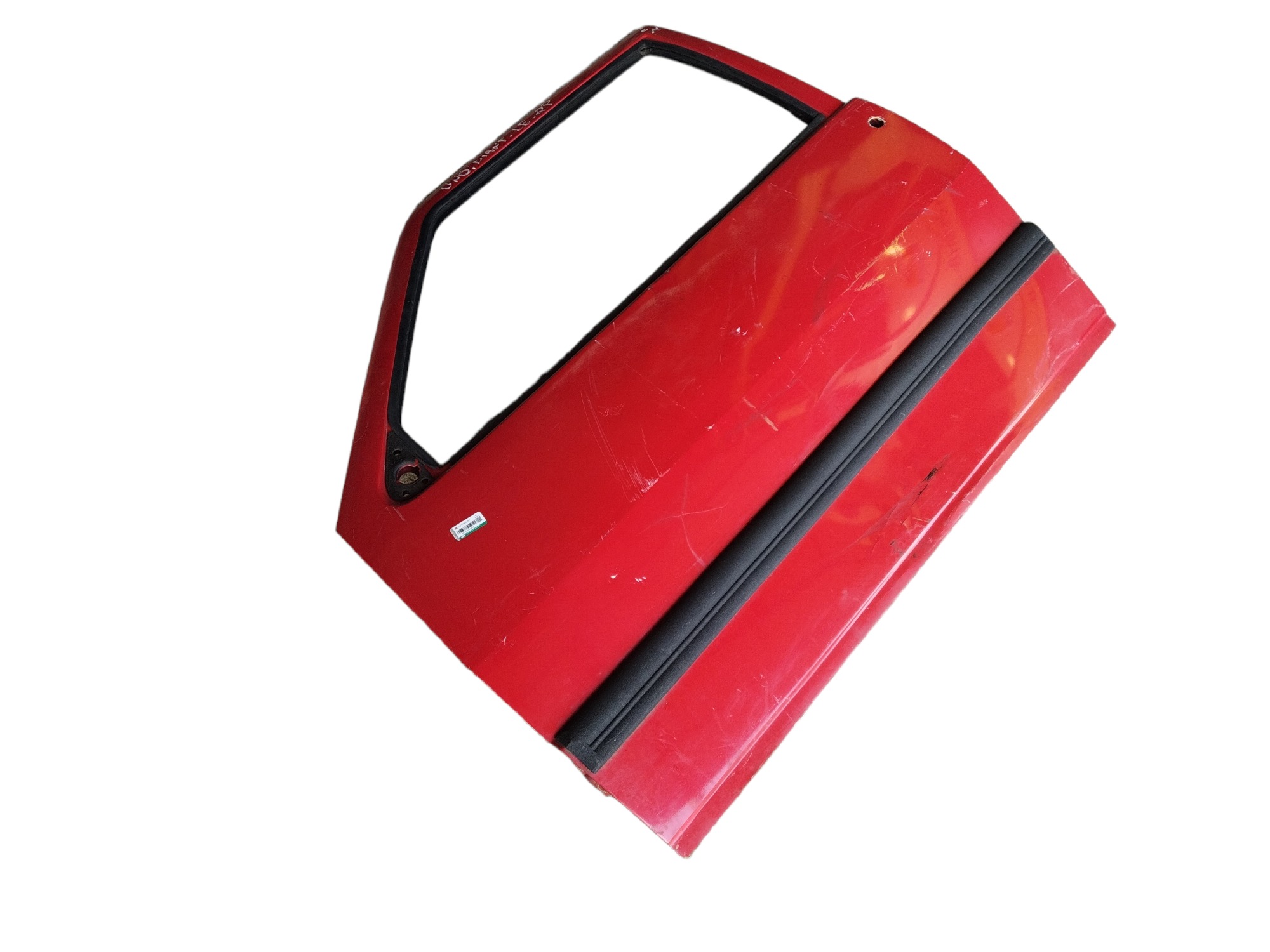 Porta Dianteira Esquerda Fiat Uno 2 Portas Com Avarias  Dianteira Esquerda Vermelho 2