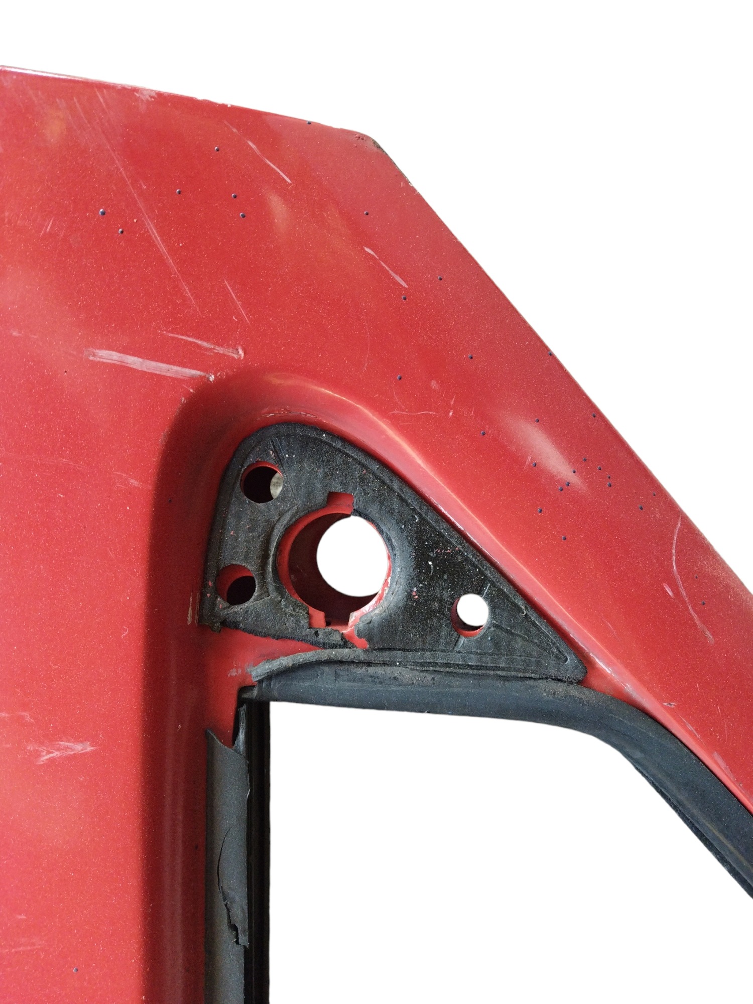 Porta Dianteira Esquerda Fiat Uno 2 Portas Com Avarias  Dianteira Esquerda Vermelho 7