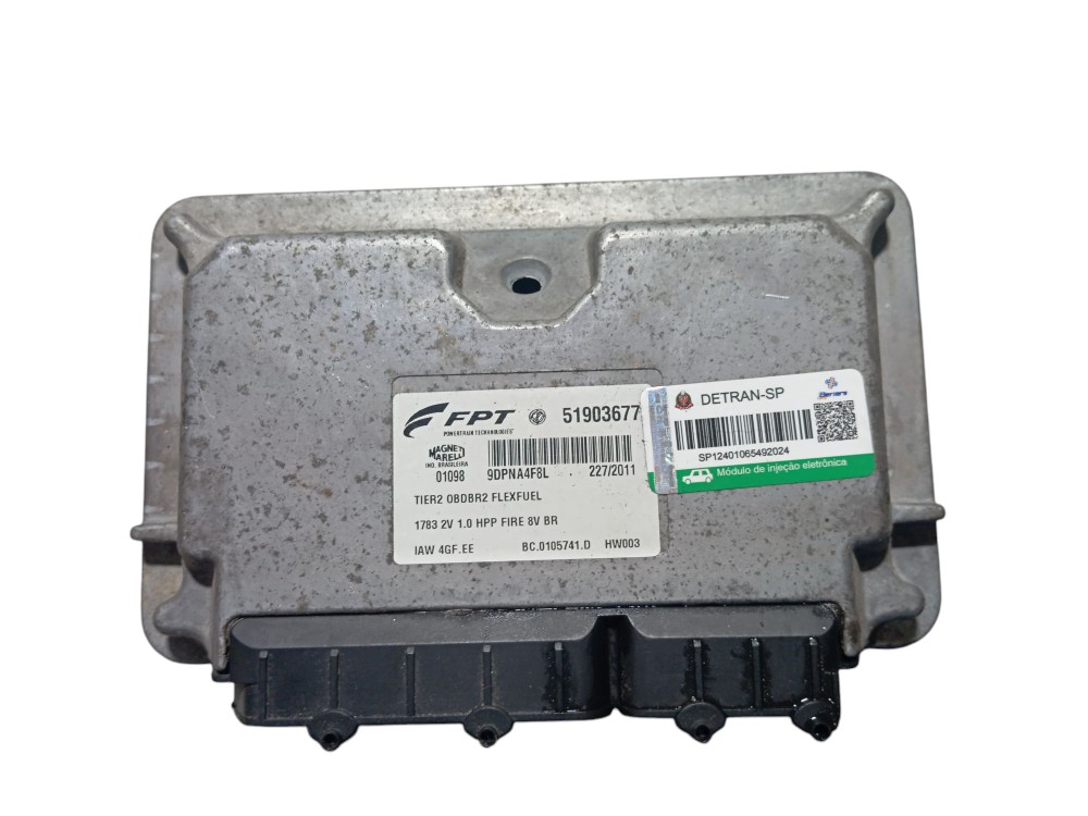 Módulo Injeção Fiat Palio Fire 1.0 8v 2007 3