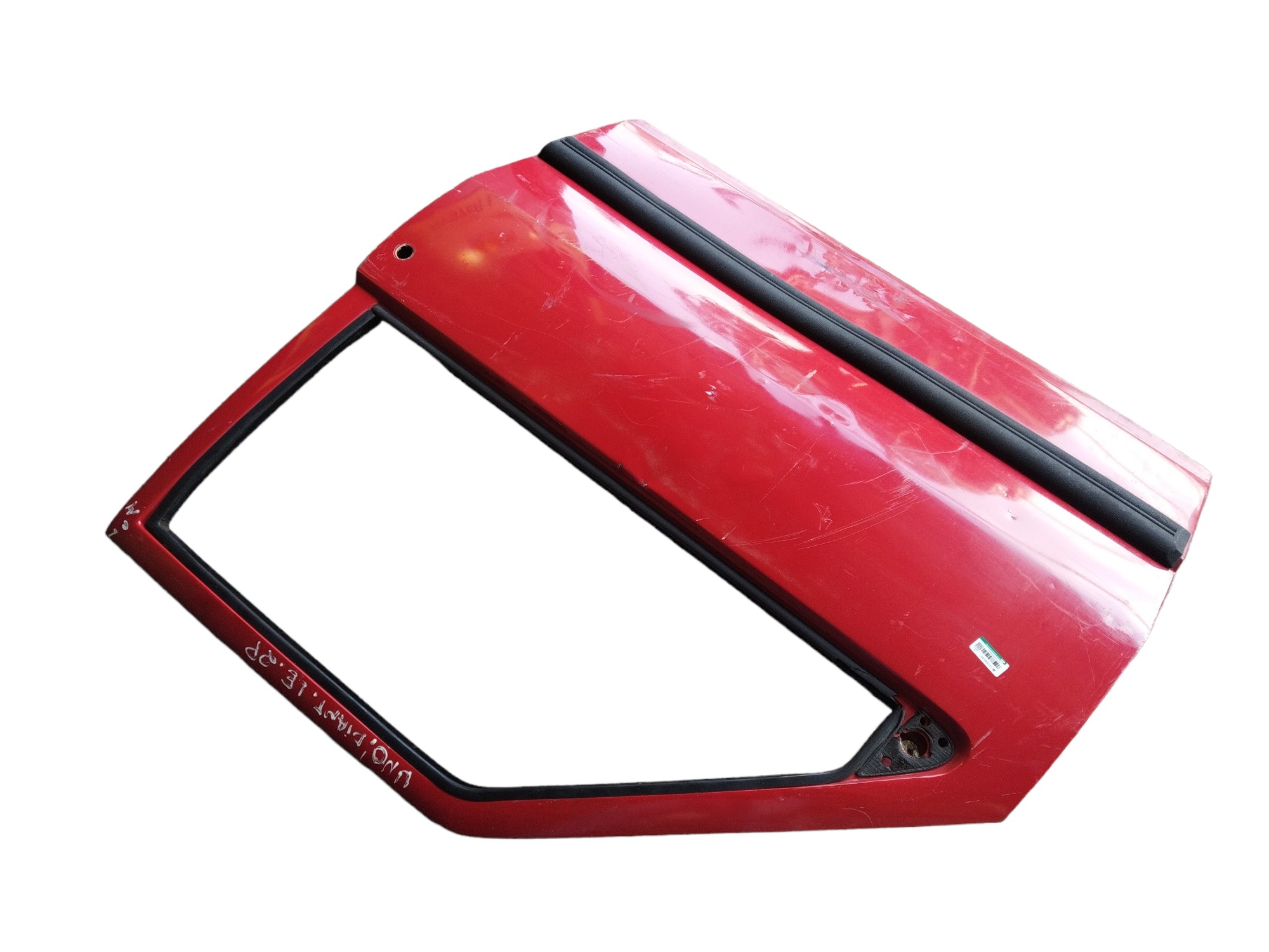 Porta Dianteira Esquerda Fiat Uno 2 Portas Com Avarias  Dianteira Esquerda Vermelho 5