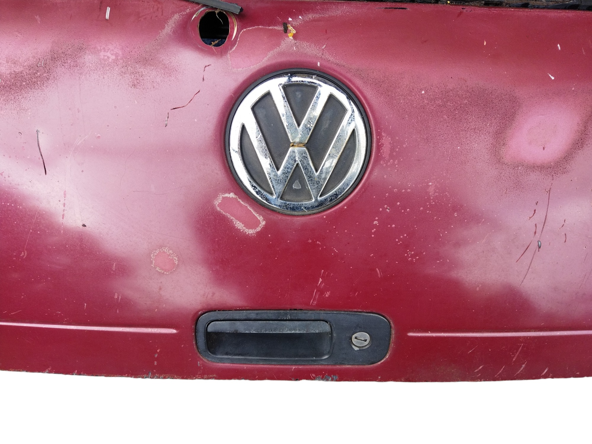 Tampa Traseira Vw Gol G3 Com Detalhes E S/vidro Vermelho 3