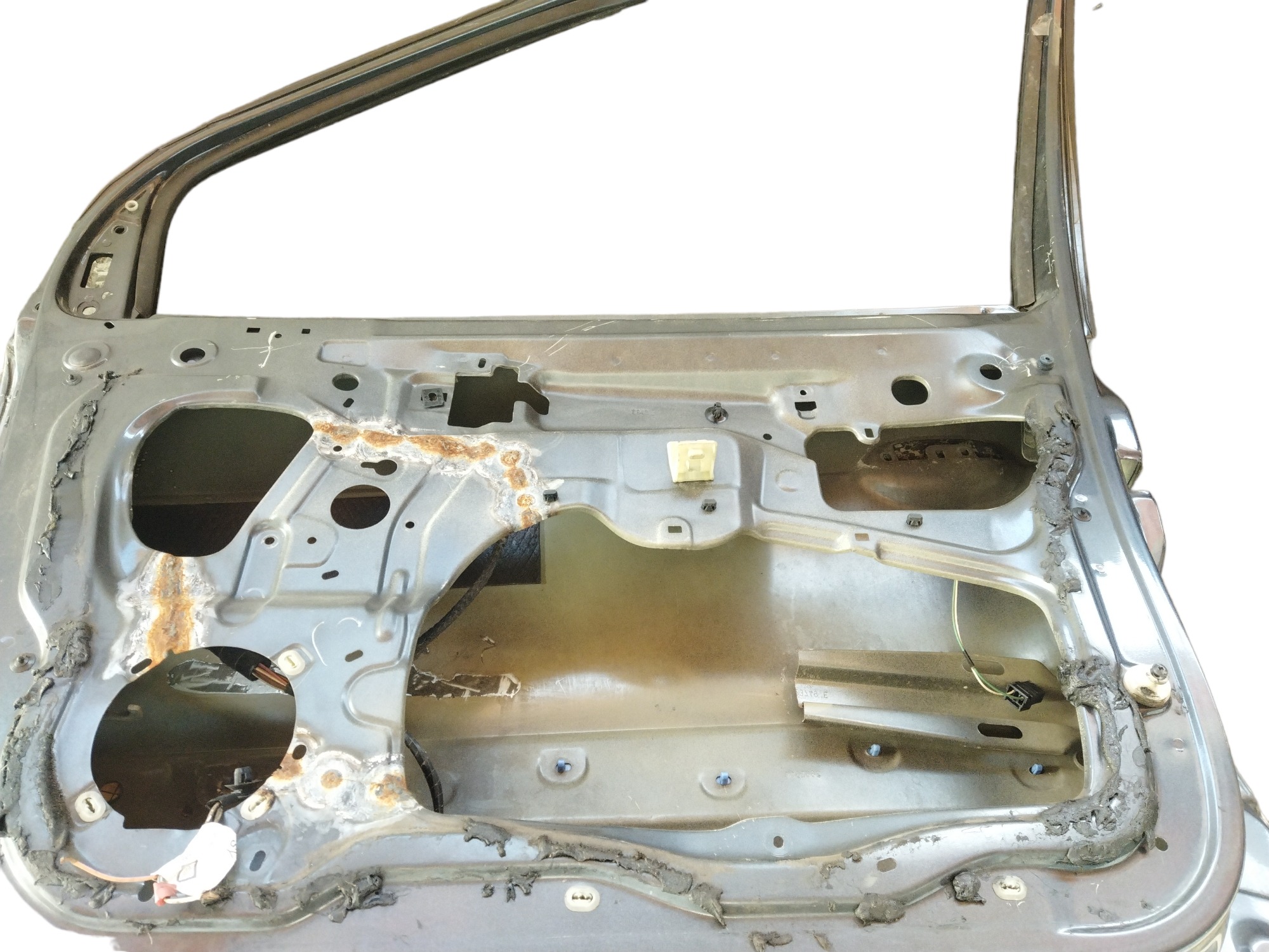 Porta Dianteira Direita Renault Scenic 2004 Com Detalhes  Dianteira Direita Azul 2