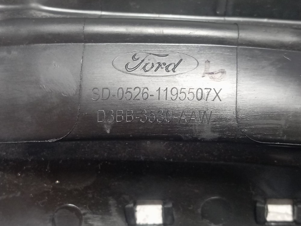 Tapete Acabamento Painel Instrumentos Ford New Fiesta 2015 Preto 7