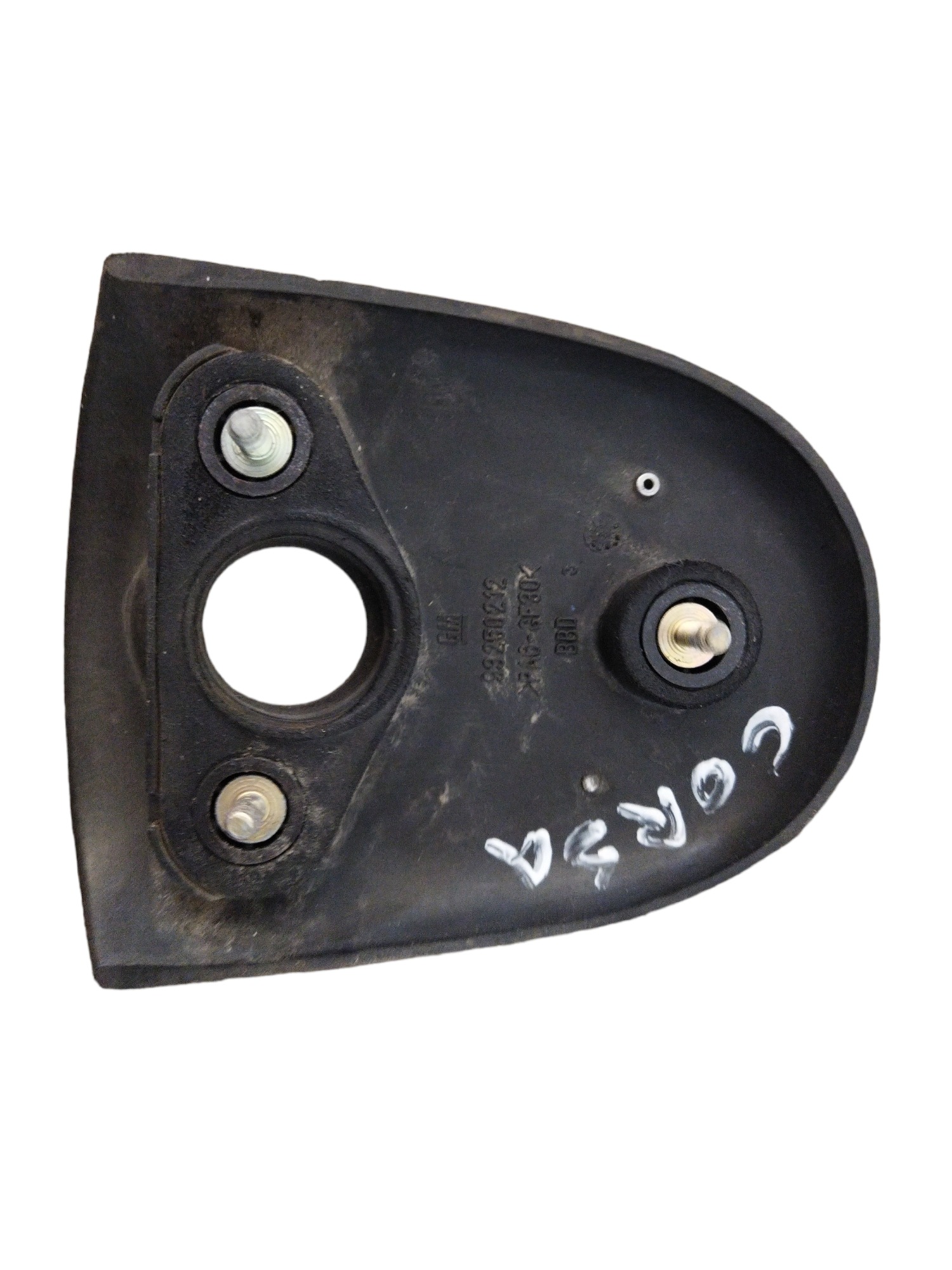 Moldura Maçaneta Externa Tampa Traseira Gm Corsa Wind Hatch  Preto Traseira 2