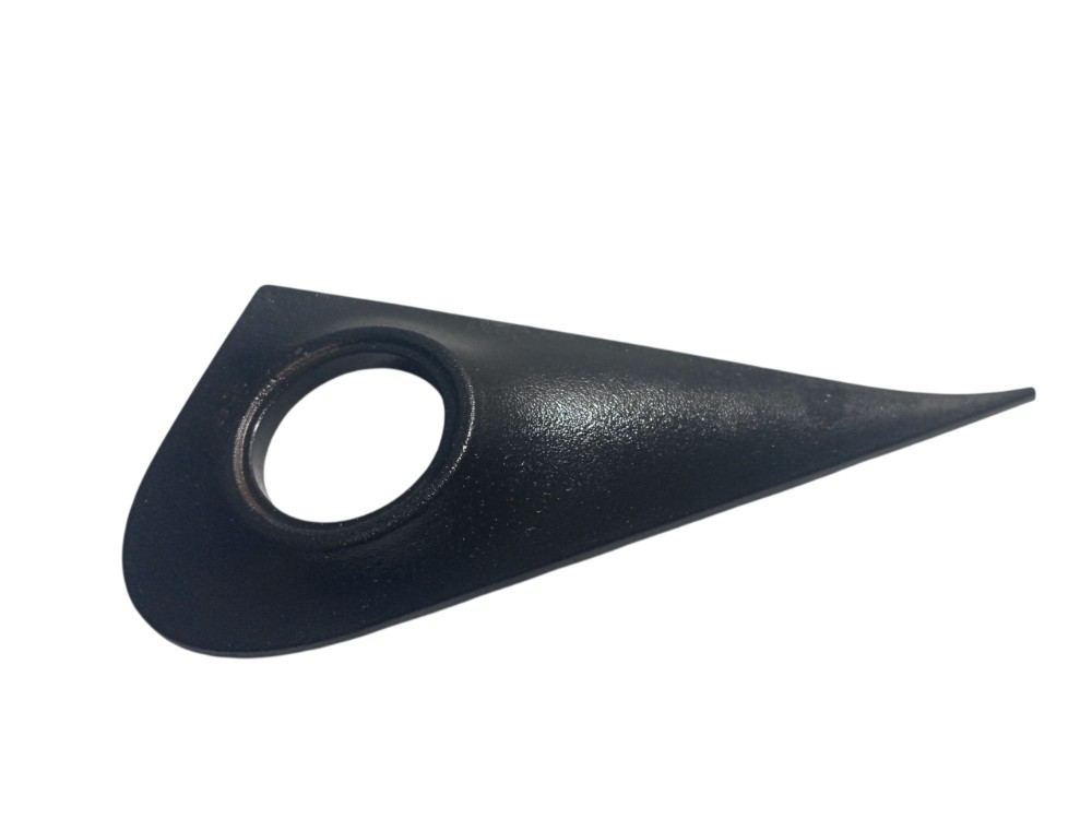 Acabamento Retrovisor Interior Direito Fiat Uno Elba Prêmio Preto 3