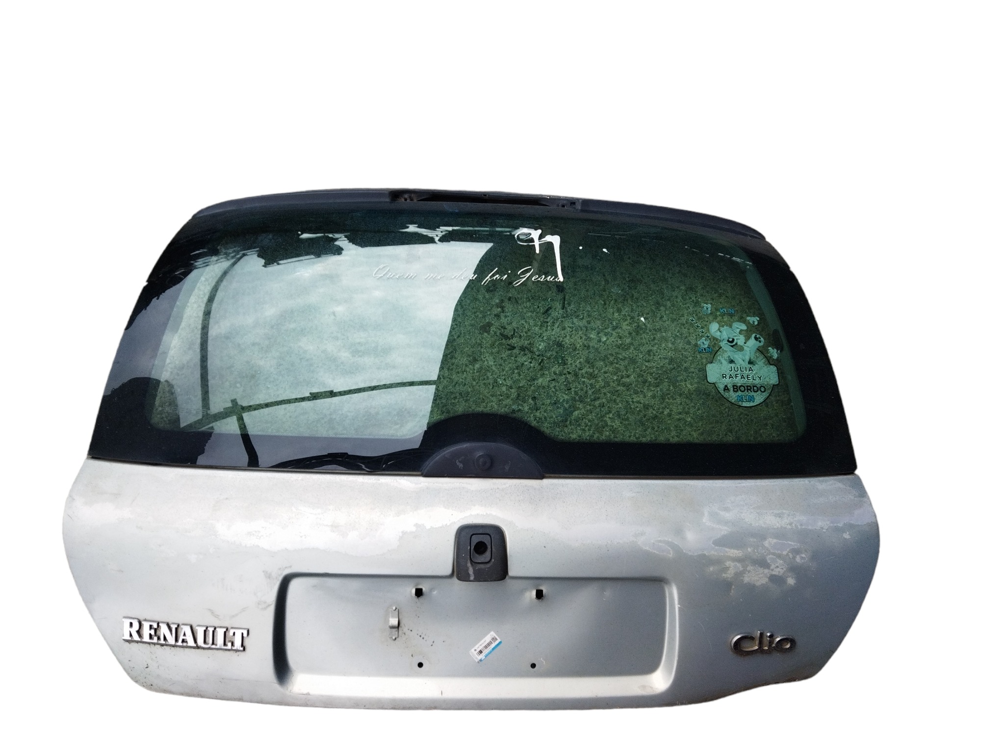 Tampa Traseira Porta Mala Clio 2002 Com Detalhes Sem Vidro 1