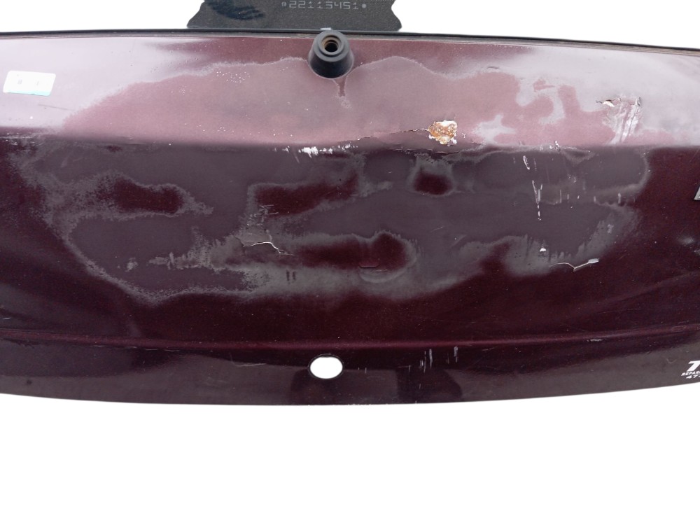 Tampa Traseira Porta Mala Fiat Palio Fire 2000 Sem Vidro Vinho 7