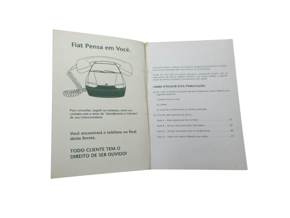 Manual Proprietário Fiat Uno 1996 2