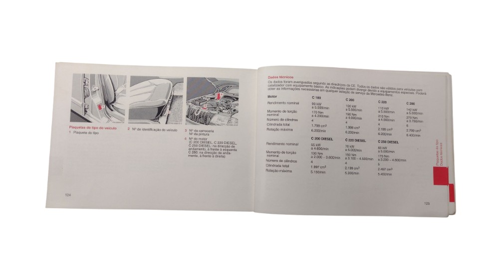 Manual Do Proprietário Mercedes Benz Classe C 1994 2
