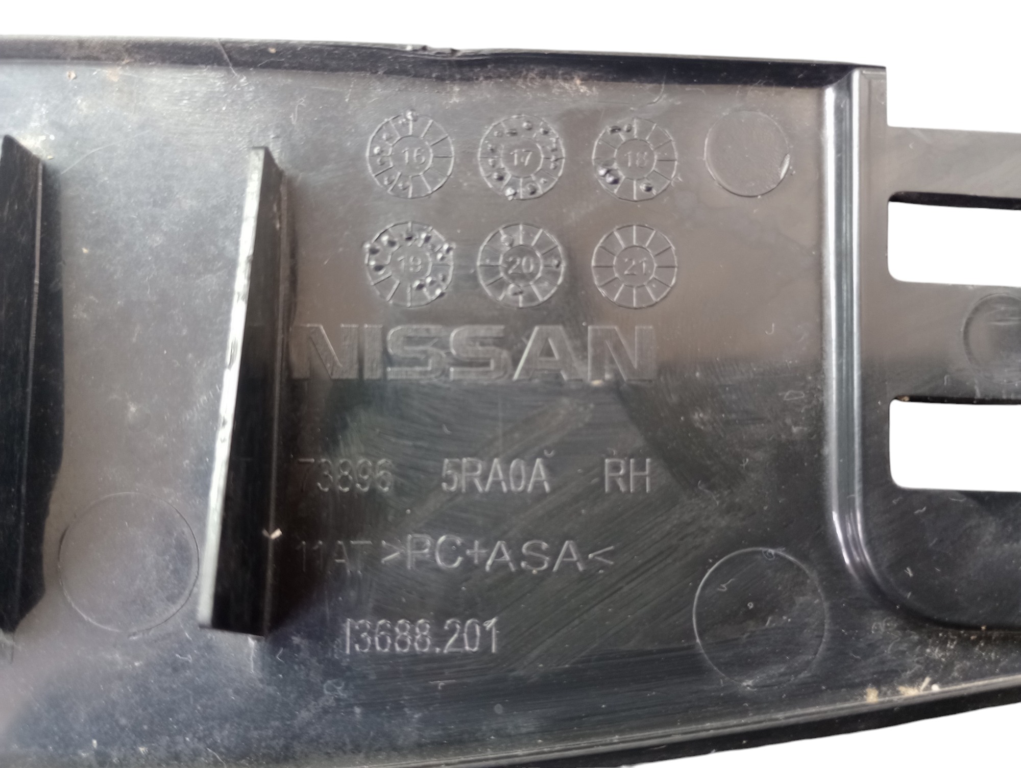 Tampa Acabamento Rack De Teto L.d Nissan 2020 738965ra0a 6
