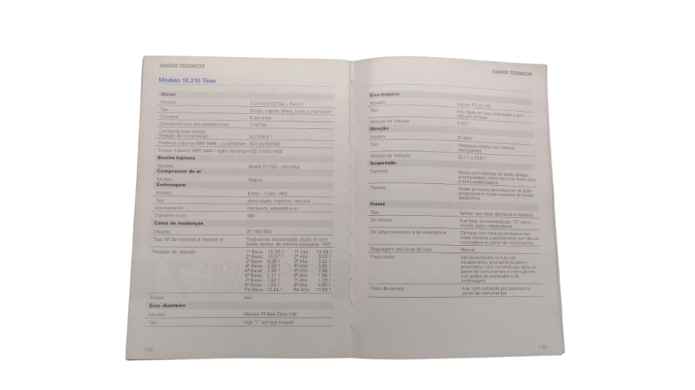 Manual Do Proprietário Vw Titan 18.310 2003 3