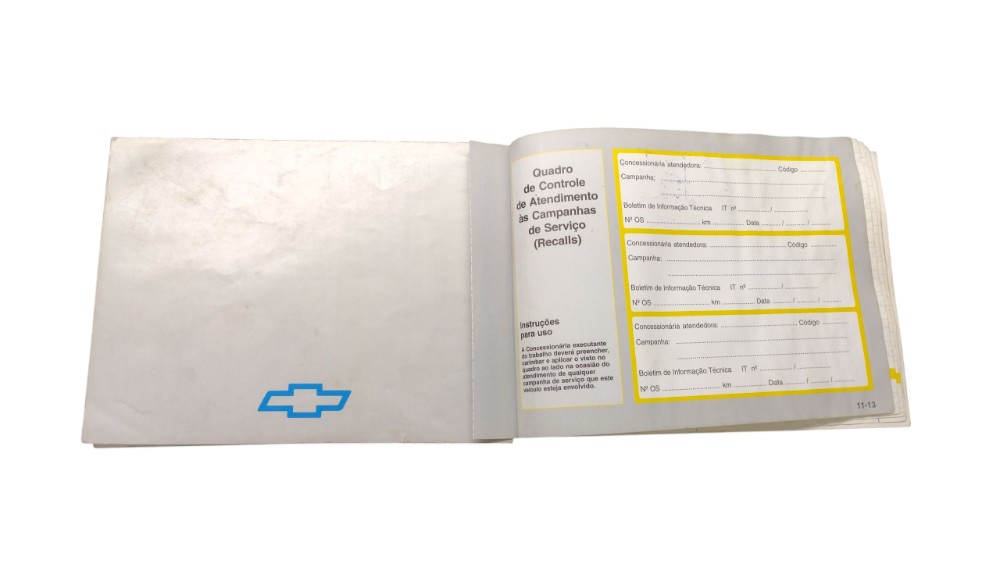Manual Do Proprietário Chevrolet Omega 1998 3
