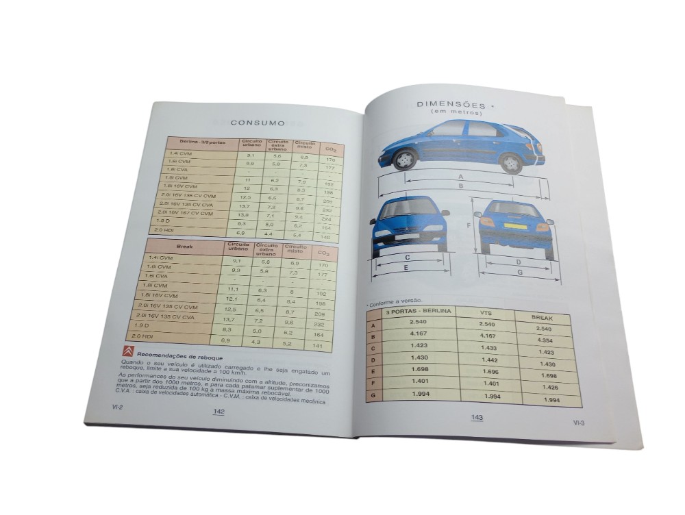 Manual Do Proprietário Citroen Xsara 1999 3