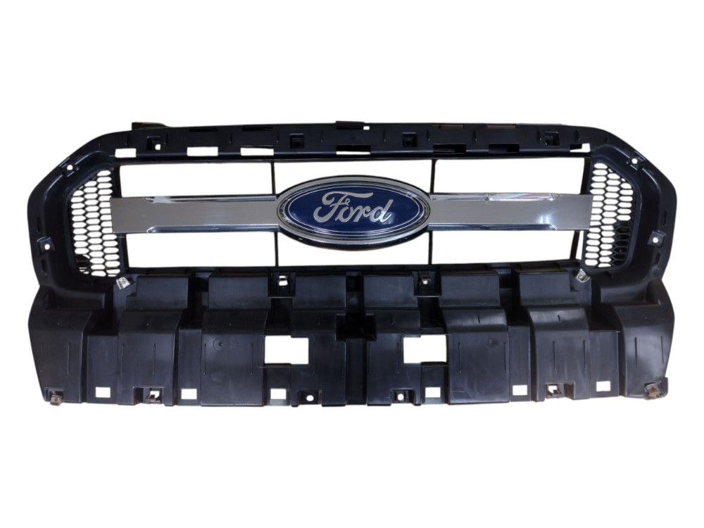 Grade Para Choque Dianteiro Ranger 2017. Com Detalhe!!! Preto