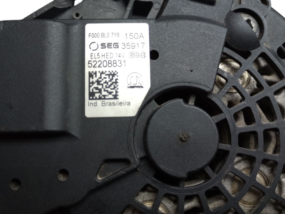 Alternador Para Retirar Peças Jeep Renegade 1.3 Turbo 2022 5