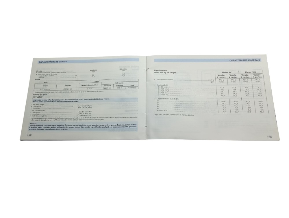 Kit Manual Do Proprietário Vw Gol Mi 1998 5