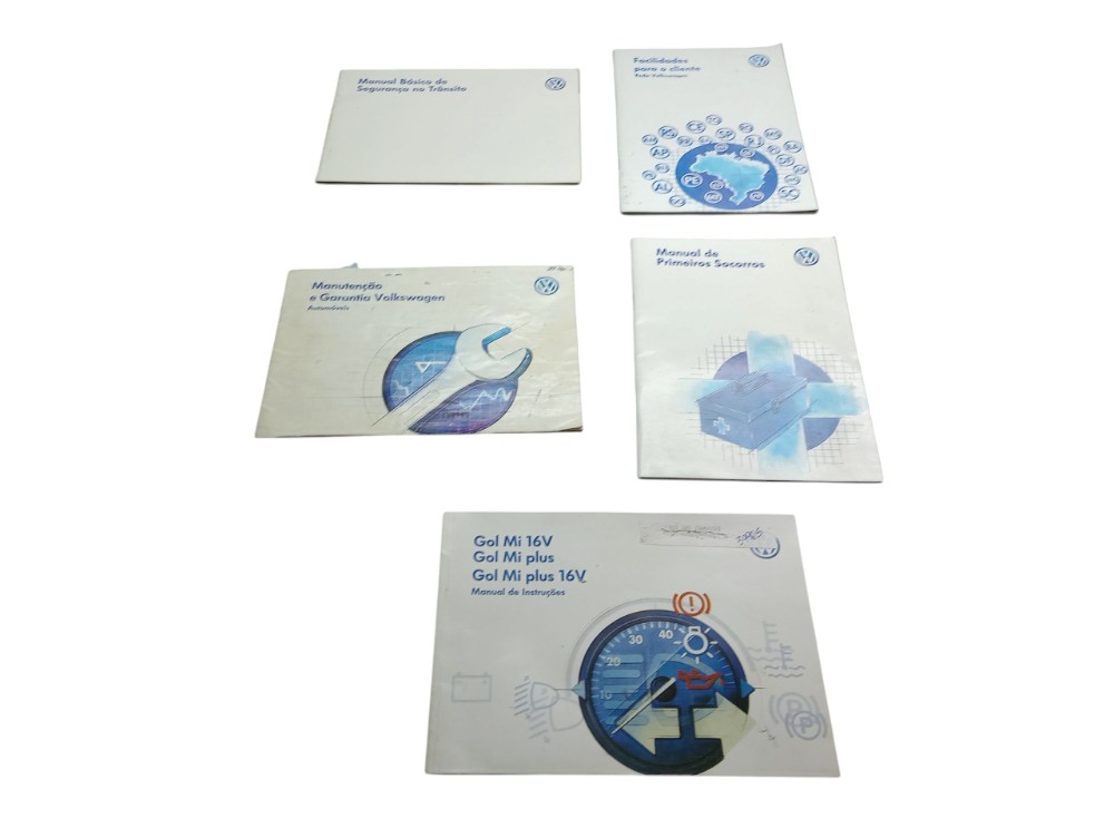 Kit Manual Do Proprietário Vw Gol Mi 1998