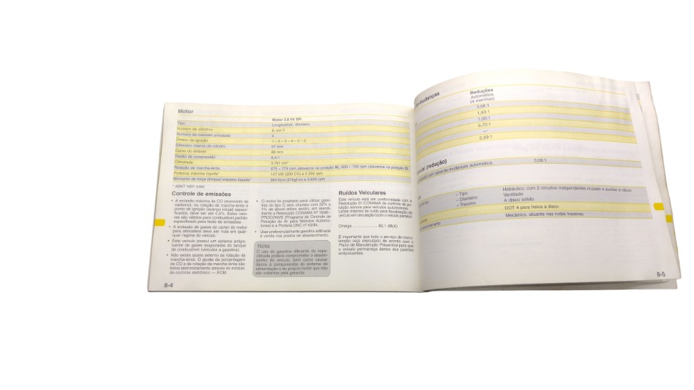 Manual Do Proprietário Chevrolet Omega 1998 2