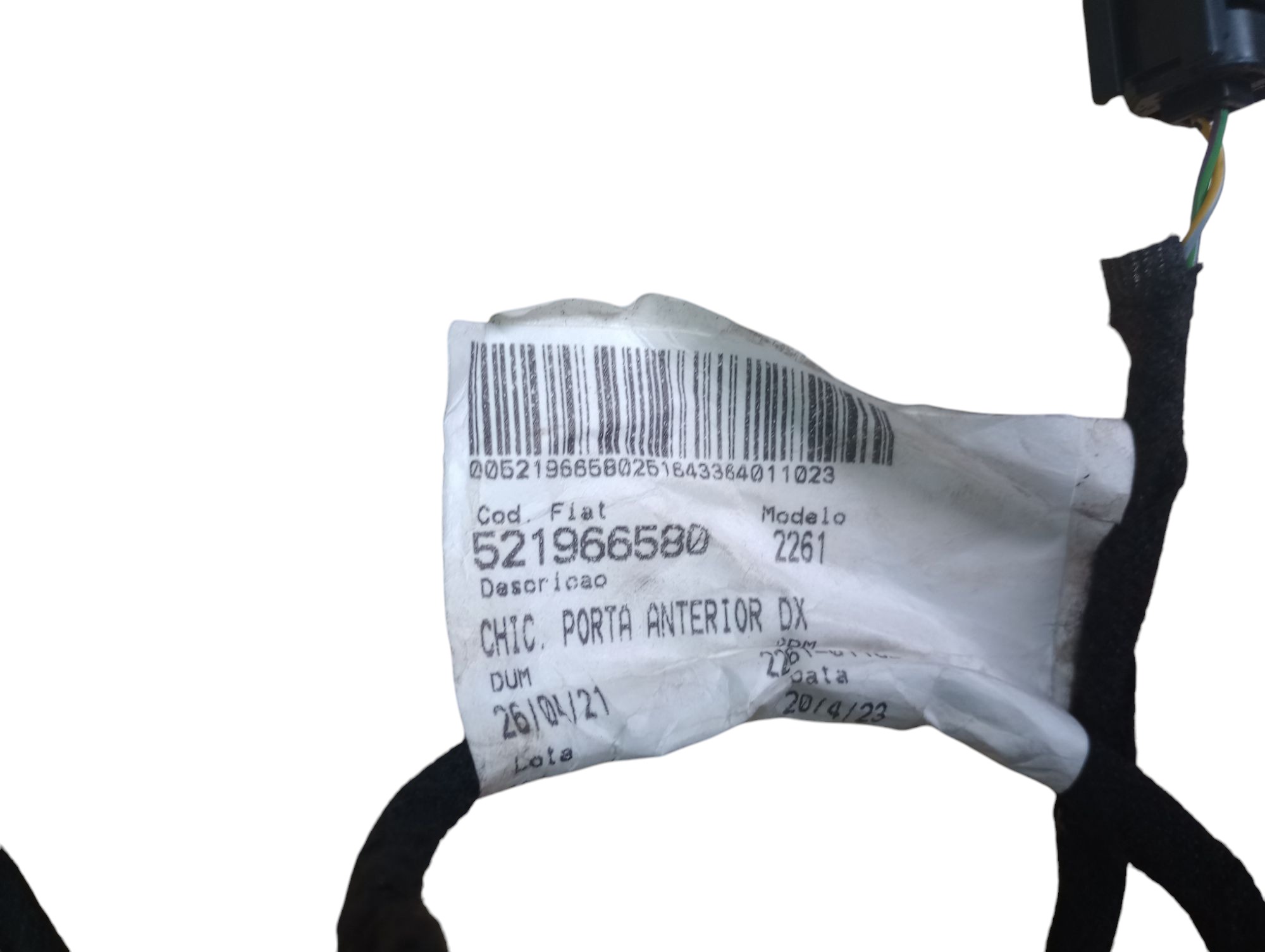 Chicote Porta D.e Fiat Toro 1.3 2023 521966580 3