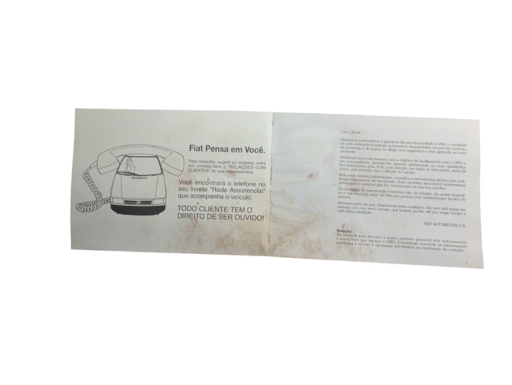 Manual Do Proprietário Fiat Uno 2000 3