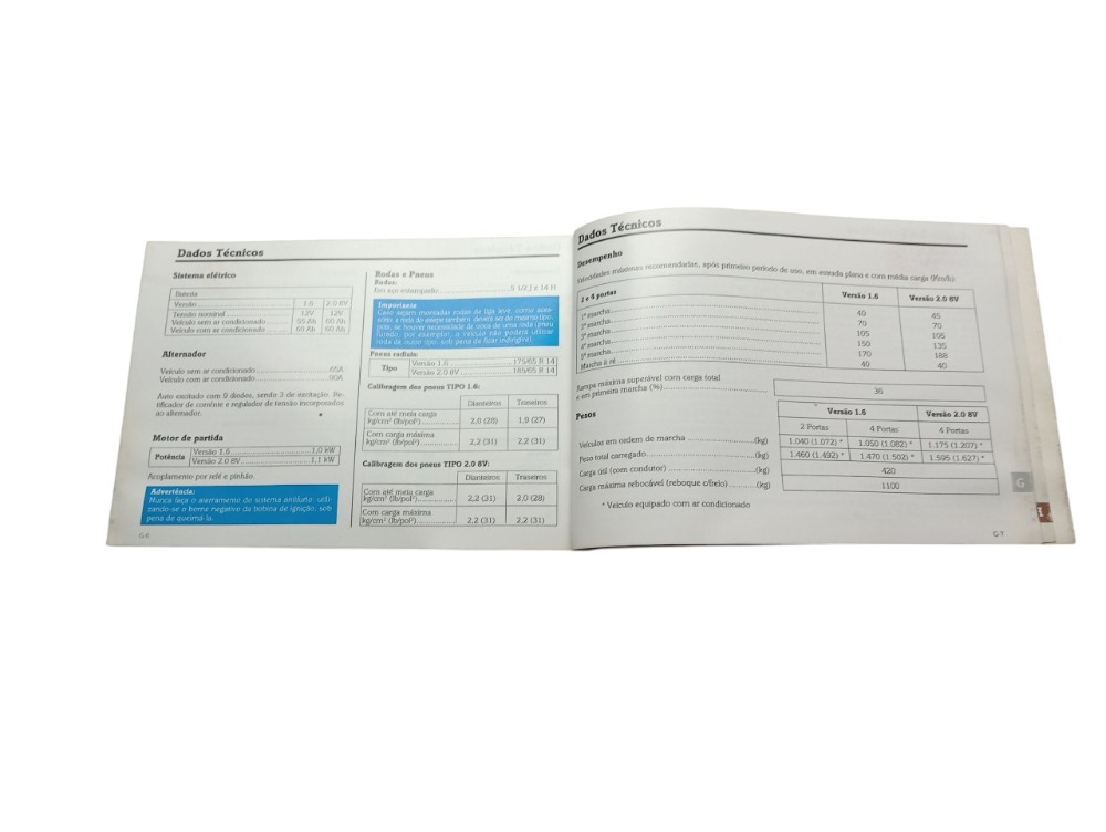 Manual Do Proprietário Fiat Tipo 1994 3