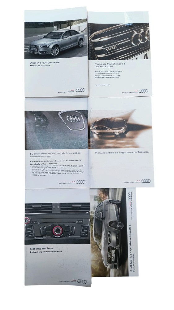 Manual Do Proprietário Audi A4 1.8 2.0 3.0 2011
