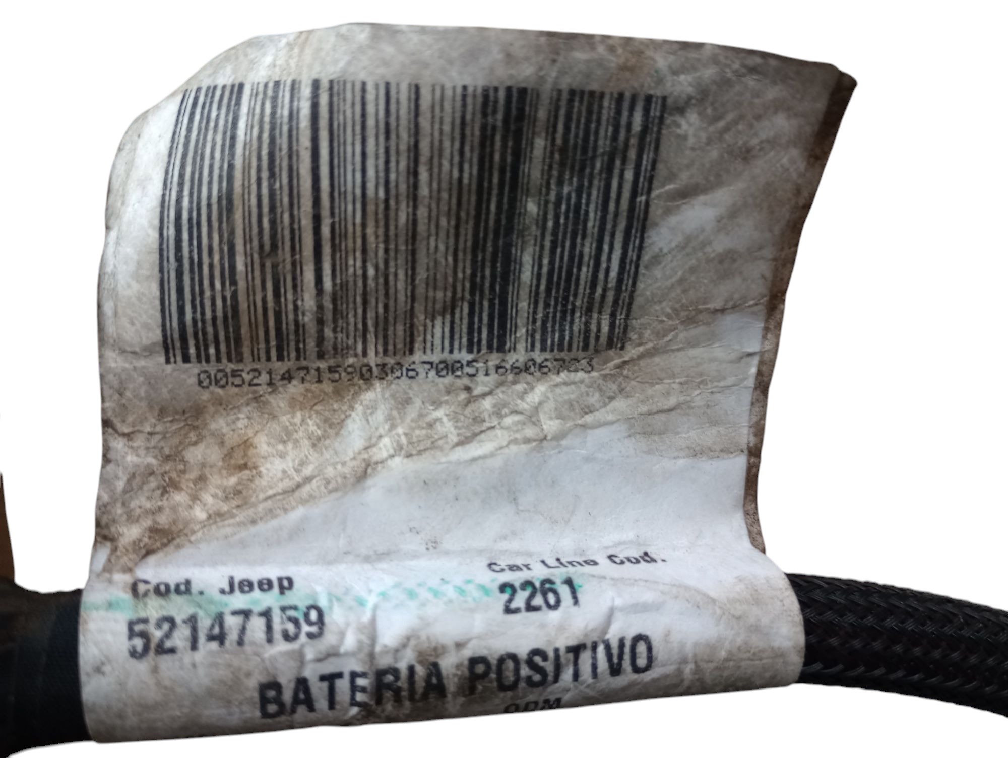 Cabo Positivo Bateria Fiat Toro 1.3 Turbo 2023 5