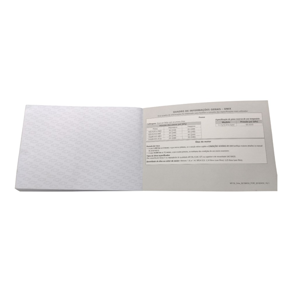 Manual Do Proprietário Onix 2019 5