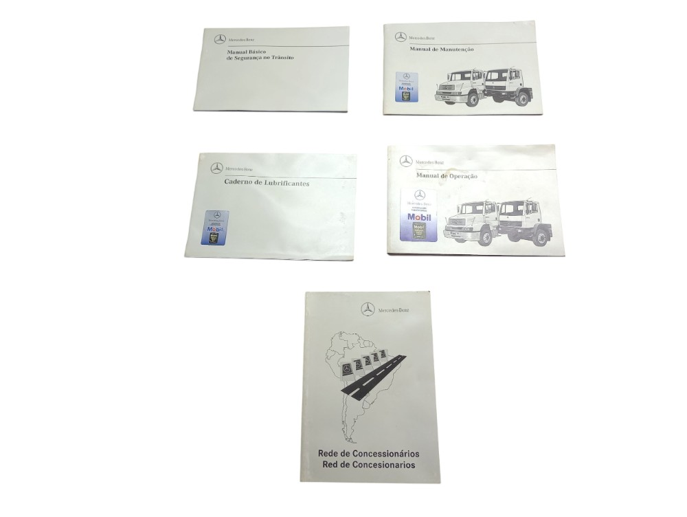 Kit Manual Do Proprietário Mercedes Benz L1620 2001