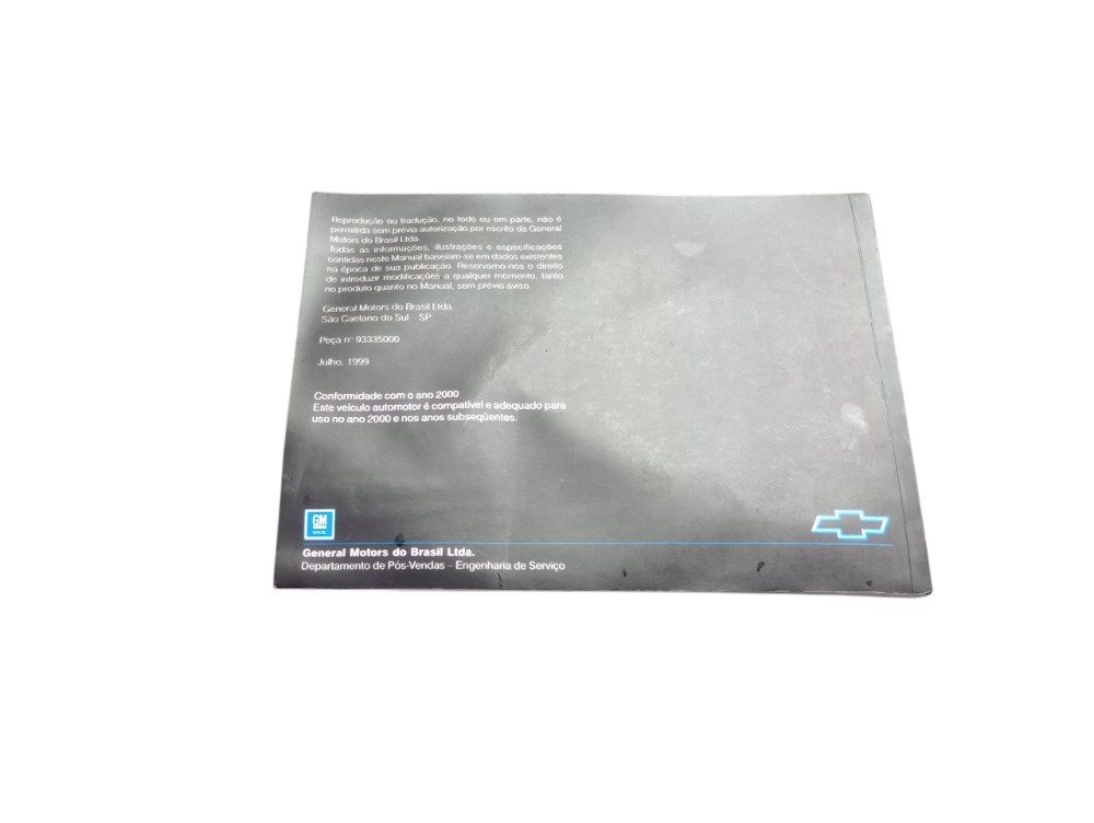 Manual Do Proprietário Chevrolet Corsa 1999 5