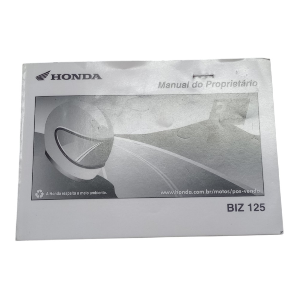 Manual Do Proprietário Honda Biz 125 2017