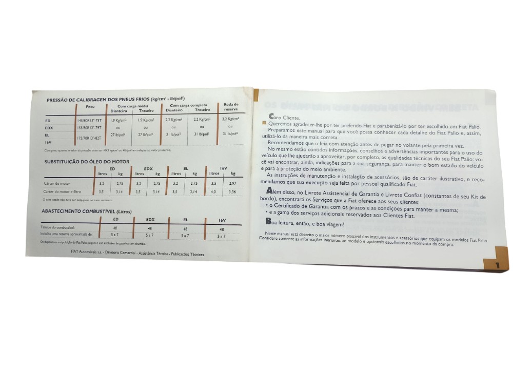 Manual Do Proprietário Fiat Palio 1996 2