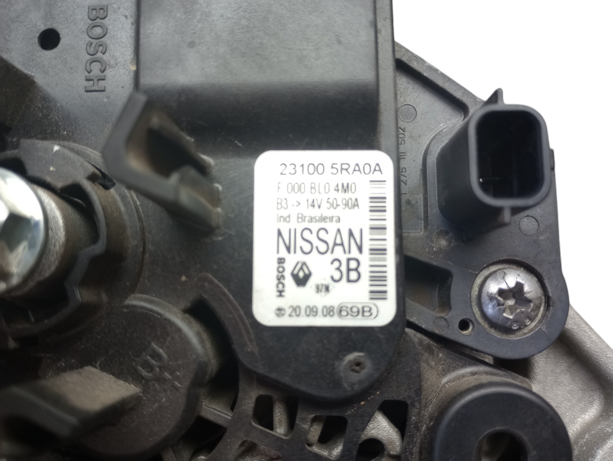 Alternador Nissan Kicks 1.6 2020 231005ra0a 6